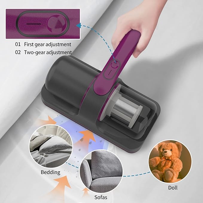 ๐ฅ Smart & Heavy Duty Dust & Mite Vacuum Cleaner โ Powerful Handheld Cleaning