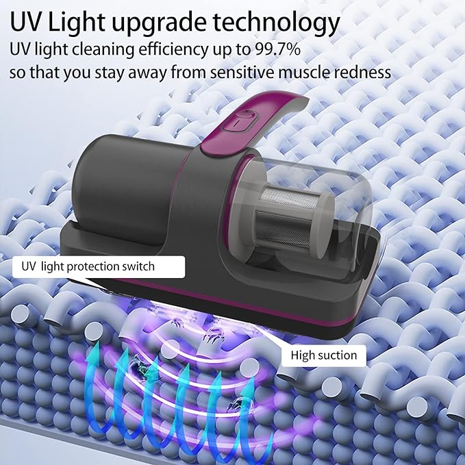 ๐ฅ Smart & Heavy Duty Dust & Mite Vacuum Cleaner โ Powerful Handheld Cleaning