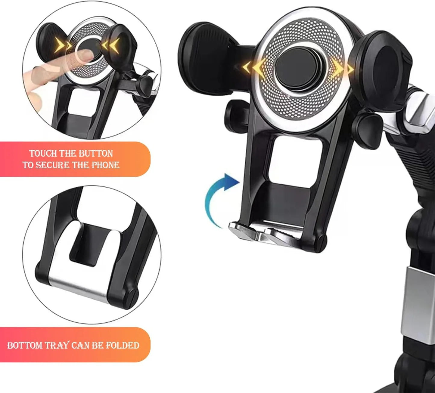 ๐ Truck Phone Holder โ 360ยฐ Adjustable | Strong Grip | Universal Fit